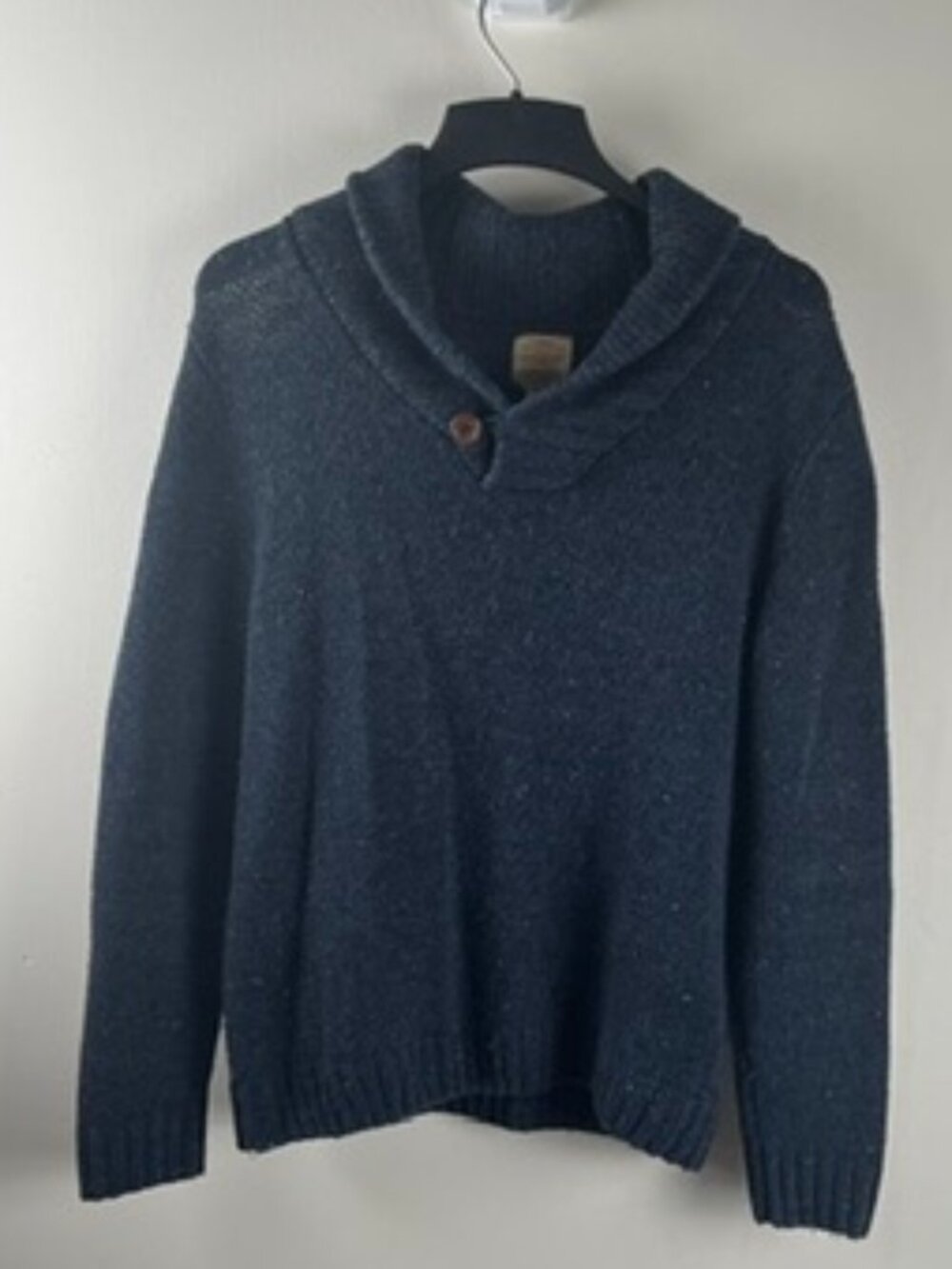 Telluride Blue Shawl Collar Pullover Sweater